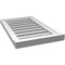 Ekena Millwork Vertical Surface Mount PVC Gable Vent: Functional, w/ 2"W x 2"P Brickmould Sill Frame, 16"W x 26"H GVPVE16X2603SF - alternate 3